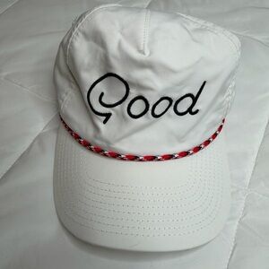 Good Good Golf Hat  White Rope Golfer Cap GoodGood.